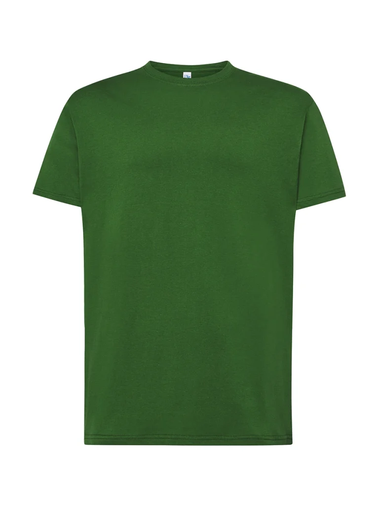 T-shirt unisex manica bottle green