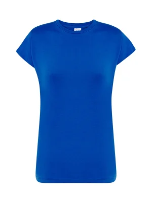 T-shirt donna manica corta blu royal